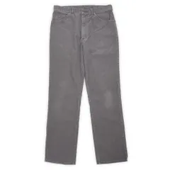 リー Lee 80s 80年代 200-2802 コーデュロイパンツ ストレート 定番 デニム 519 アメリカ製 MADE IN USA ヴィンテージ アメリカ 古着 メンズ ズボン パンツ グレー 灰色 W34 L32【中古】