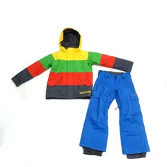 BURTON / バートン ◆スノーボードウェア スノボウェア キッズ 子ども用 セットアップ 中綿 サイズXS（約110ｃｍ） 中古品 スポーツ【中古】 