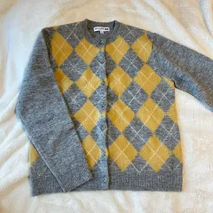 (まとめ売り) イニース UNIQLO コラボ メリノ クルーネック カーディガン L