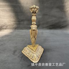 フランス アンティーク 小花の透かし装飾 真鍮無垢 シーリングスタンプ
