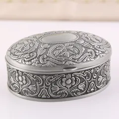 新品未使用 高級欧風ジュエリーボックス アンティーク小サイズ宝石箱 結婚式 / 誕生日指輪包装ケース 収納用卸売