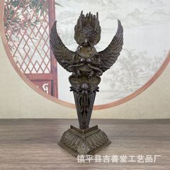 叩き彫　勢至菩薩像　寿造　木彫　b73 叩き彫 勢至菩薩像 寿造 木彫 b73 - メルカリ