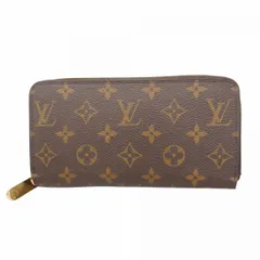 【6ae6510】ルイヴィトン 長財布 モノグラム ジッピーウォレット M42616 ブラウン【中古】メンズ レディース ユニセックス