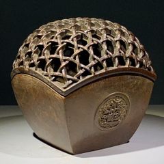 高岡鋳銅 蠟型鋳物 香炉 龍足 月真 - メルカリ