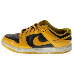 NIKE (ナイキ) DUNK LOW RETRO CHAMPIONSHIP GOLDROD ダンク レトロ チャンピオンシップ ゴールドロッド ローカットスニーカー ブラック/イエロー US9/27cm DD1391-004