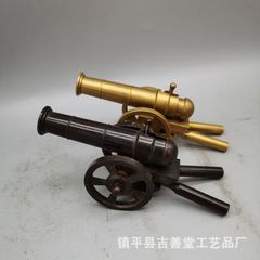 アンティーク小物 真鍮製 大砲オブジェ イギリス雑貨 - メルカリ