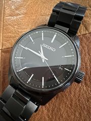SEIKO セイコー ソーラー 電波腕時計 ブラック 7B42 SBTM129 - メルカリ