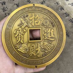 銅 十二支 四神獣八卦盤 鎮宅辟邪 開運風水 招財 置物 工芸品 装飾品