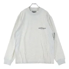 ESSENTIALS FEAR OF GOD (エッセンシャル フィアオブゴッド) Long-Sleeve Tee Light Heather Oatmeal ロング スリーブ ライト ヘザー オートミール ロゴプリント 長袖Tシャツ 125SU212082F