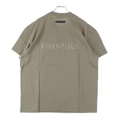 ESSENTIALS FEAR OF GOD (エッセンシャル フィアオブゴッド) Short-Sleeve Tee Harvest ショート スリーブ ハーベスト 背面ロゴプリント 半袖Tシャツ カットソー ブラウン 125SU212001F