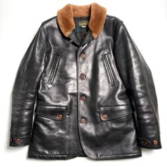 羊革】BEAMS レザージャケット 黒 M シープスキン カーディガン ノー