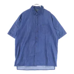 DIESEL INDUSTRY (ディーゼルインダストリー) トルコ製 ストレッチデニム 半袖シャツ インディゴ