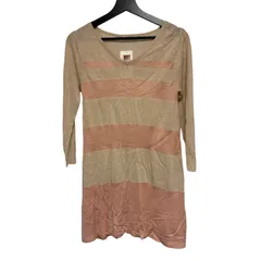  ANNA LUNA レディース 七分袖ニット 38サイズ ピンク 2000000224145【MN9】