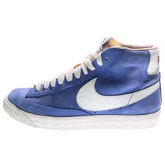 NIKE (ナイキ) BLAZER MID PRM VNTG QS ブレーザー ミッド ヴィンテージ ミッドカット スニーカー ブルー レディース US6.5/24.5 638322-401