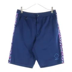 F.C.R.B./F.C.Real Bristol/FCRB (エフシーアールビー/エフシーレアルブリストル) ×NIKE ナイキ サイドレオパード ロゴプリント ハーフパンツ ショーツ ネイビー440617-450