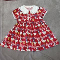 新品 Moschino Kids テディベア総柄ワンピース ピンク 半袖 5Y - メルカリ