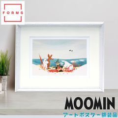 ムーミン ファブリックフレーム 11月のある日 絵画 北欧 アート 