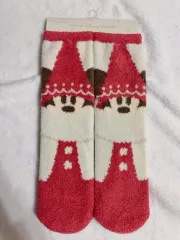 (TOKYO Disney 新商品)(新品) Disney クリスマス リールリング (リリーン) ルームソックス