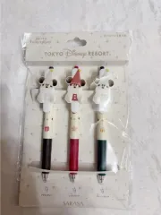 (TOKYO ディズニーシー 新作)(新品) ディズニー クリスマス リールリング (リール リン) サラ ボールペン セット