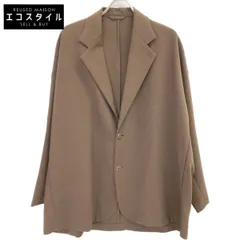 LAD MUSICIAN ラッドミュージシャン 2123-306 23SS ﾌﾞﾗｳﾝ P/T BIG 2B JACKET ﾃｰﾗｰﾄﾞｼﾞｬｹｯﾄ 42