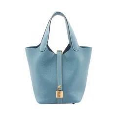 エルメス HERMES ハンドバッグ ピコタンロックPM ブルージーン レザー ピコタンロックPM ニューブルージーン レディース 未使用