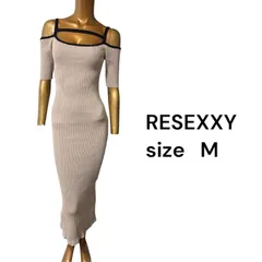 No.134 (♡)RESEXXY  リブニット ワンピース