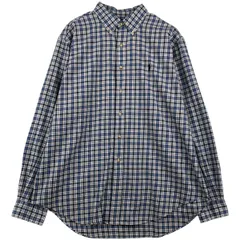 古着 ラルフローレン Ralph Lauren CLASSIC FIT 長袖 ボタンダウンチェックシャツ メンズXL相当/eaa458779