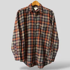 (M) J CREW ジェイクルー フランネル チェックシャツ