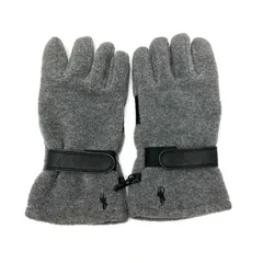 【楠本質店/元住吉】POLO RALPH LAUREN　ポロラルフローレン　手袋　グローブ　グレー系　フリース素材