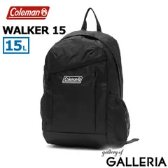 【公認販売店】 コールマン リュック メンズ レディース キッズ 通学 Coleman おしゃれ 通勤 リュックサック 軽量 大人 小さめ デイパック 15L A4 撥水 男の子 女の子 小型 ブランド WALKER ウォーカー15 ブラック