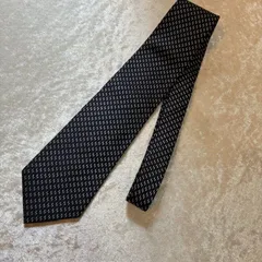 CARLO ANGELONI 高級シルクネクタイ 日本製 幾何学模様