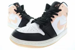 ナイキ NIKE AIR JORDAN 1 MID WHITE BLACK ARCTIC ORANGE 26.5cm 554724-133 AJ1 エア ジョーダン ミッド アークティック オレンジ 【ブランド古着ベクトル】【中古】▲260113