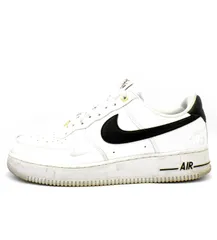 ナイキ NIKE 【 AIR FORCE 1 LOW DQ7658 100 】 エア フォース 1 ロー 40th アニバーサリー ブラック ホワイト メタリックゴールド スニーカー 47707