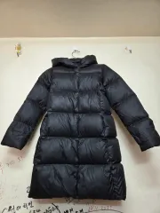 ポロ ブラック ダウンジャケット ロング丈