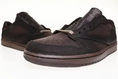 ナイキ NIKE × TRAVIS SCOTT AIR JORDAN 1 LOW OG SP VELVET BROWN 27㎝ DM7866-202 トラヴィス スコット エア ジョーダン 1 ロー ベルベット ブラウン 【中古】☆AA★▲■250712