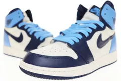 ナイキ NIKE JORDAN 1 RETRO HIGH OG GS OBSIDIAN 23.5cm 575441-140 ジョーダン レトロ ハイ オブシディアン 【ブランド古着ベクトル】【中古】●▲■241005