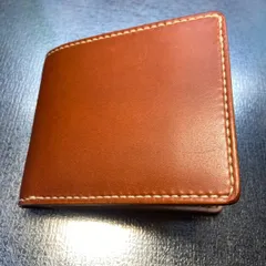 二つ折り財布(ハンドメイド・総革・手縫い)