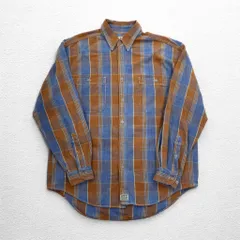 Levi's 90年代 ボタンダウン フランネルシャツ L ブラウン チェック シルバータブ 60507-1282 832M