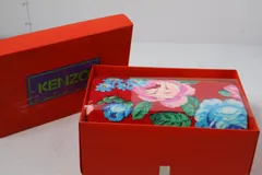 KENZO ケンゾー　バスタオル　花柄　赤　　E-31のサムネイル