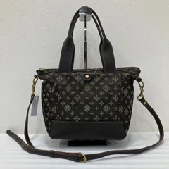 9089　russet ラシット　2way　ショルダーバッグ　ハンドバッグ　トートバッグ　ブラウン　ナイロン　レザー　モノグラム　小さめ　ミニ　シンプル　カジュアル　きれいめ