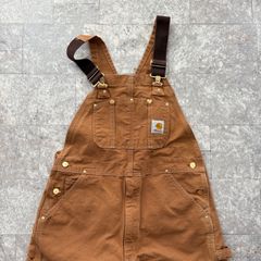 Carhartt カーハート 星タグ USA製 ダック オーバーオール BU256