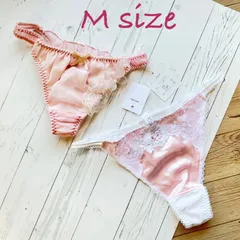 ピンク系　Tバック（M）２枚セット  T215