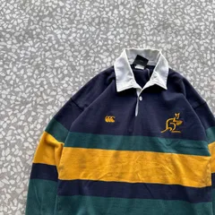 CANTERBURY OF NEW ZEALAND カンタベリー　ニュージーランド　ラガーシャツ　ポロシャツ　刺繍ロゴ　ラグビー　オールド　ハカ　ストリート　ボーダー　横ノリ sk8 B系
