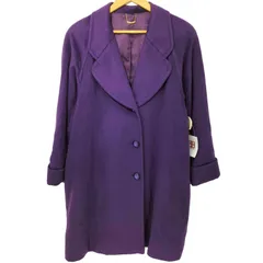 ユーズドフルギ USED古着 {{Welbon Ladies}} 総カシミヤ ボタンデザインチェスターコート レディース FREE 