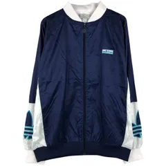 古着 80年代 アディダス adidas トレフォイルロゴ ブルゾン メンズXL相当 ヴィンテージ/eaa608574