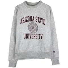 古着 チャンピオン Champion REVERSE WEAVE リバースウィーブ 3連プリント カレッジスウェットシャツ トレーナー メンズS相当/eaa610543