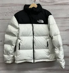 THE NORTH FACE ザ ノースフェイス ダウンジャケット NF0A3C8D 1996Retro Nuptse Jaket メンズサイズM ホワイト&ブラック系