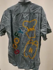 【希少・タグ付き】90s ディズニー公式 グーフィー 半袖 デニムシャツ