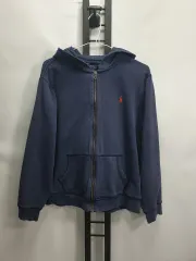 ポロ ラルフローレン フード ジップアップ ヴィンテージ ネイビー xl