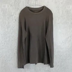 UNIQLO ユニクロ 長袖 クルーネック 丸首 ヒートテック ブラウン◇〇